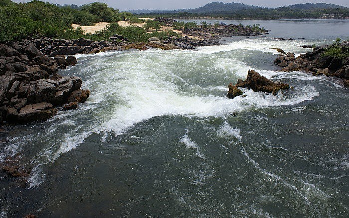Cachoeiras da Volta Grande do Rio Xingu, com a conclusão das obras da hidrelétrica terá sua vazão reduzida