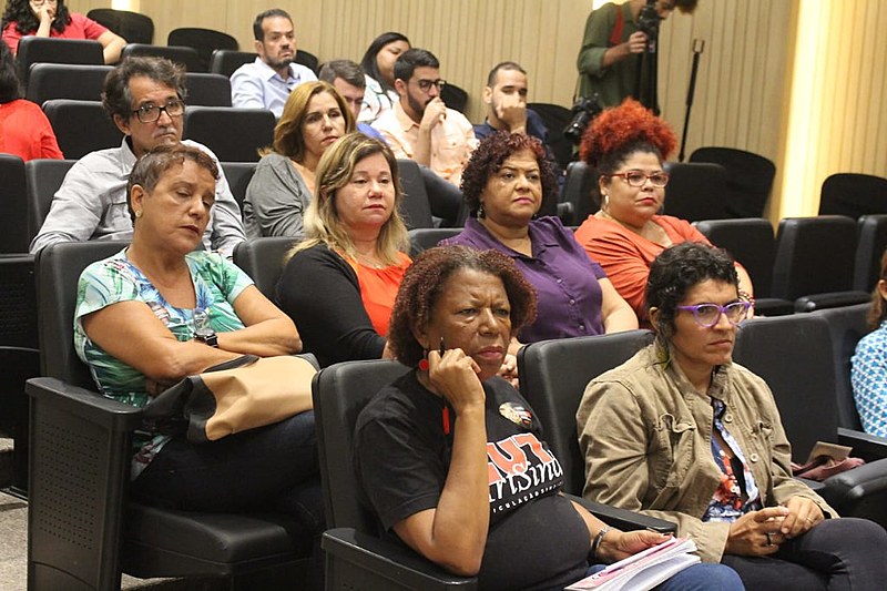 Atividade também contou com a participação de entidades sindicais