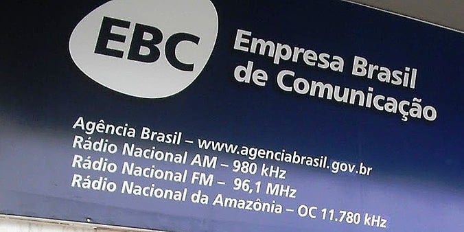 Fachada do prédio da Empresa Pública de Comunicação