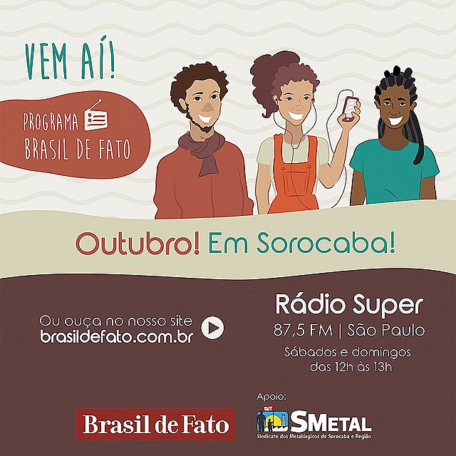 O programa conta com o apoio do Sindicato dos Metalúrgicos de Sorocaba e Região