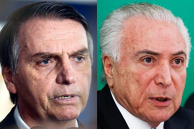 Bolsonaro também votou contra as investigações a Michel Temer