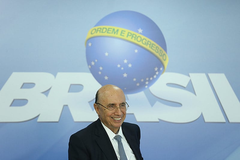 Ministro da Fazenda Henrique Meirelles no Palácio do Planalto