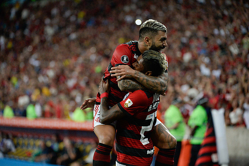 Everton Ribeiro, Gabigol e Uribe marcaram os gols do Fla na partida