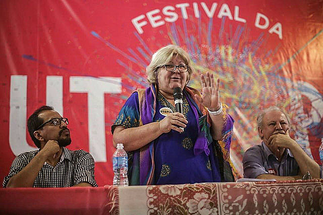 Aleida Guevara esteve recentemente no Brasil, participando do Festival da Utopia.