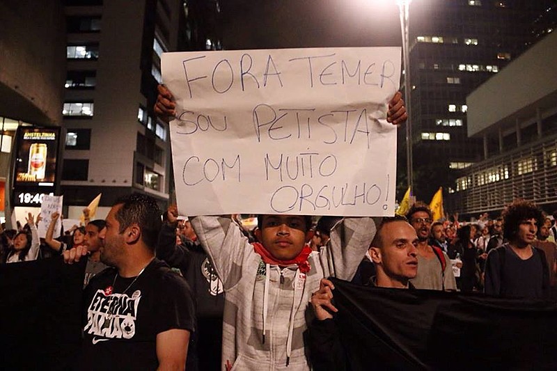 A truculência policial, que deixou inúmeros feridos e cegou uma estudante em São Paulo (SP) nesta quarta-feira (31)