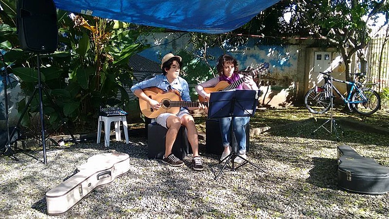 Durante os dias de ocupação do prédio, uma série de apresentações artísticas evidenciaram a importância da pluralidade cultural