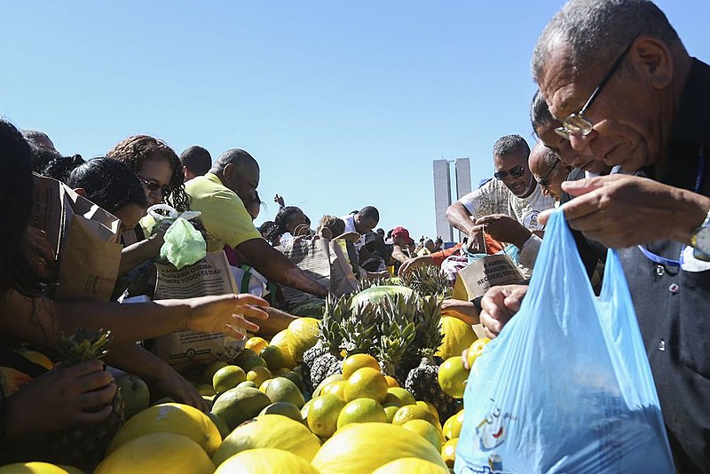 Os alimentos arrecadados serão destinados às famílias que fazem parte das ocupações e das comunidades acompanhadas pelo movimento