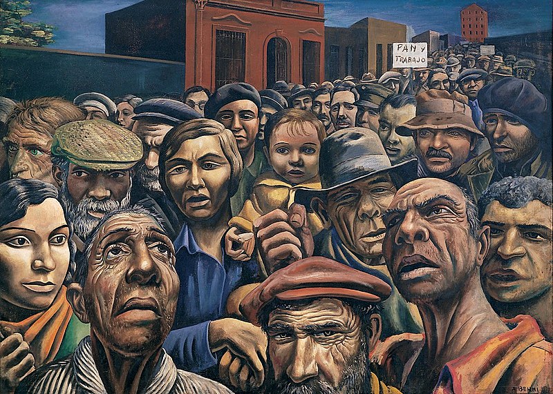 Manifestação, de Antonio Berni (1905-1981)