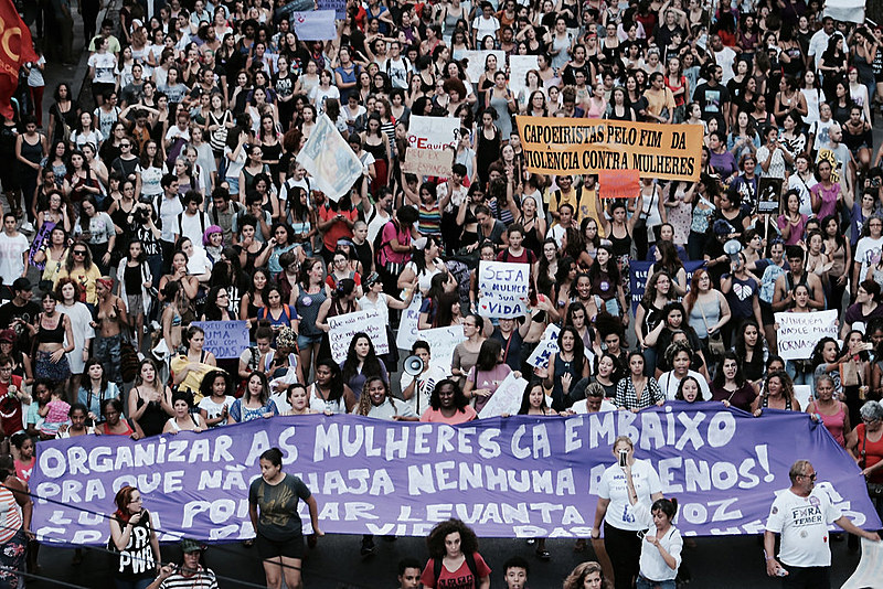 Ato do 8 de março em São Paulo em 2017