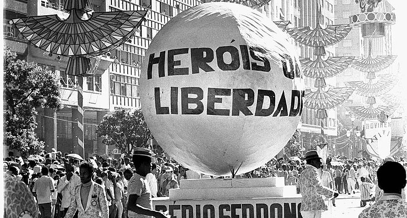 Tradicional escola de Madureira defendeu o samba enredo pouco mais de dois meses após o AI-5