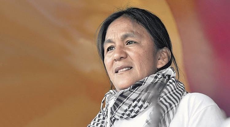 A militante argentina Milagro Sala, presa há mais de 500 dias