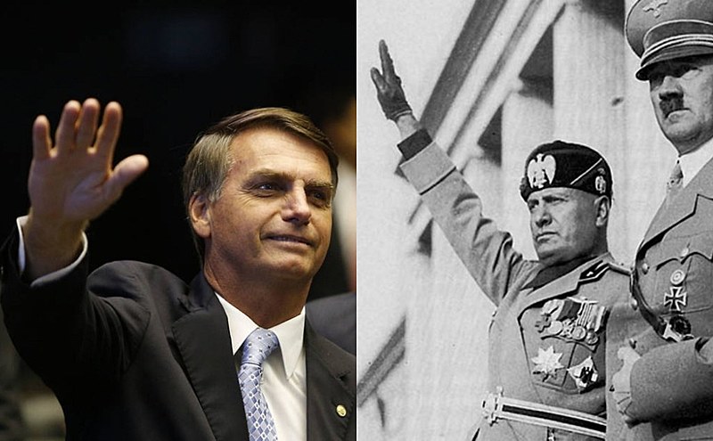 As ideias de Bolsonaro comparadas ao que defendiam Hitler e Mussolini nos anos 30 e 40