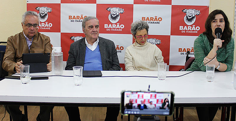 Luis Nassif, Luiz Gonzaga Belluzzo, Raquel Ronlik e Luanda Botelho