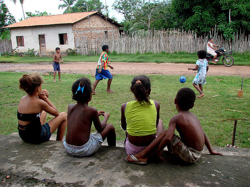 Crianças da comunidade Itamatatiua