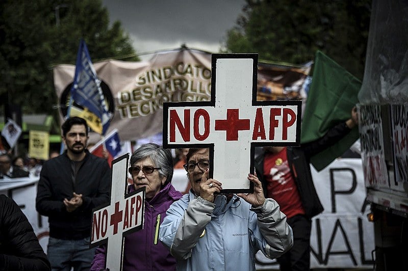 Além de Santiado de Chile, outras 56 cidades se somaram à jornada de luta