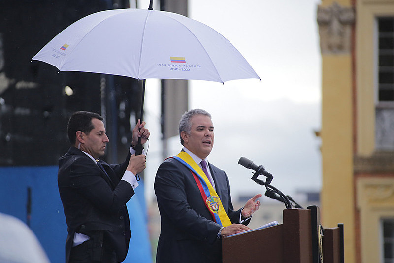 Ivan Duque, presidente da Colômbia desde 2018