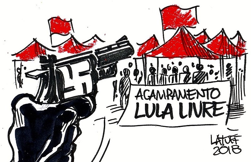 Duas pessoas foram atingidas em atentado a tiros no acampamento Marisa Letícia, em Curitiba (PR)
