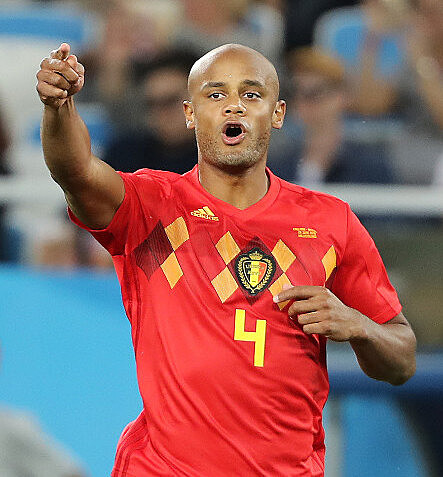 A Bélgica tem um plantel formado por mais de dez jogadores com ascendência estrangeira, entre eles o zagueiro Kompany