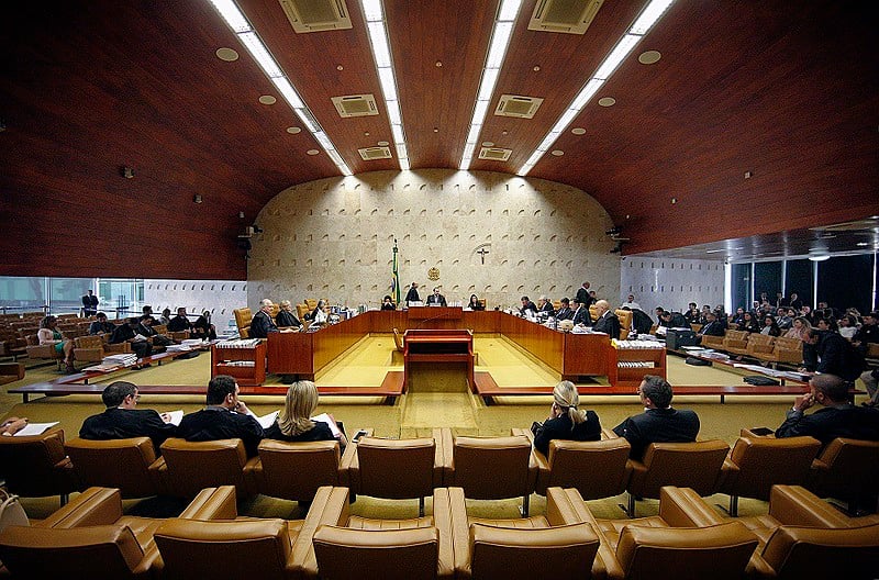 Plenário do Supremo Tribunal Federal, que deve julgar recurso da defesa de Lula no dia 25