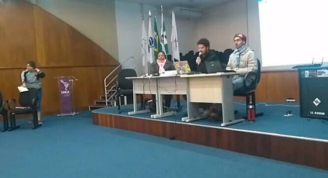 Assembleia Geral realizada na Unila nesta segunda-feira (17)