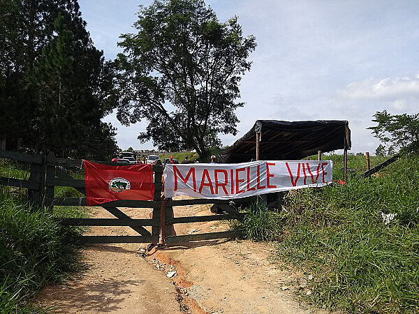 More than 1,000 families live in Marielle Vive Camp, in Valinhos, a one-hour drive out of São Paulo