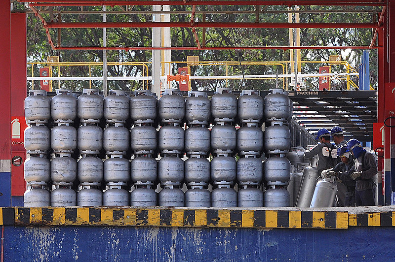 Distrito Federal recebeu uma grande quantidade de gás de cozinha