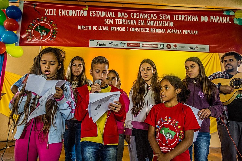 Encontro pretende tem o objetivo de fortalecer a coletividade e a construção da identidades das crianças Sem Terrinha