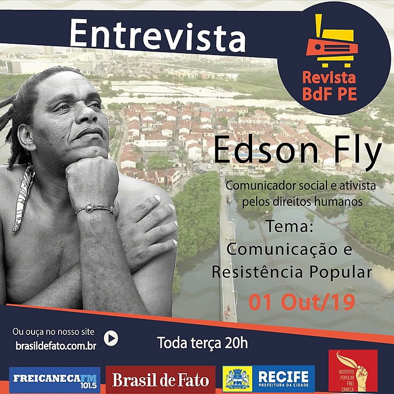 Edson Fly é comunicador social e ativista de direitos humanos
