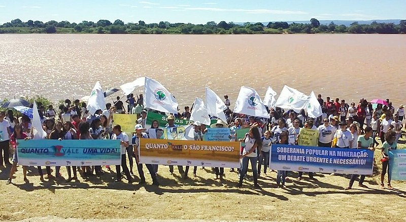 Por toda Bahia, atos foram realizados para denunciar os impactos dos rompimentos das barragens para a população.