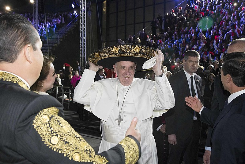 O Papa Francisco em visita ao México em fevereiro deste ano