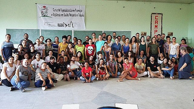 Curso de Promoção e Vigilância em Saúde Ambiental e Trabalho realizado no Centro de Formação Paulo Freire
