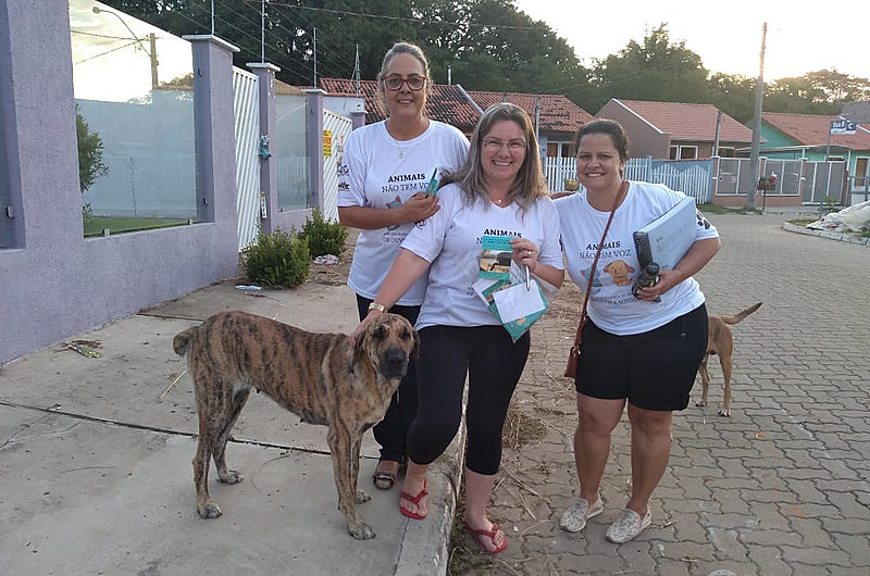 Desde março deste ano, o projeto conta com o grupo de oito mulheres voluntárias