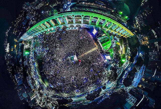 Tens of thousands attended the Free Lula Festival in Rio de Janeiro last Saturday