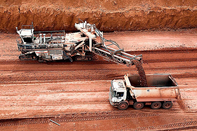 Bauxite mine in Paragominas is exploited by Hydro-owned company