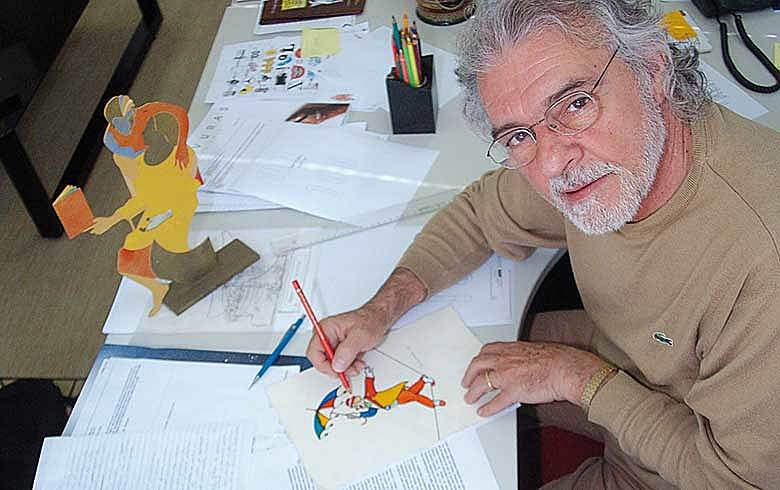 O artista Elifas Andreato encara a arte como um instrumento de luta pela liberdade