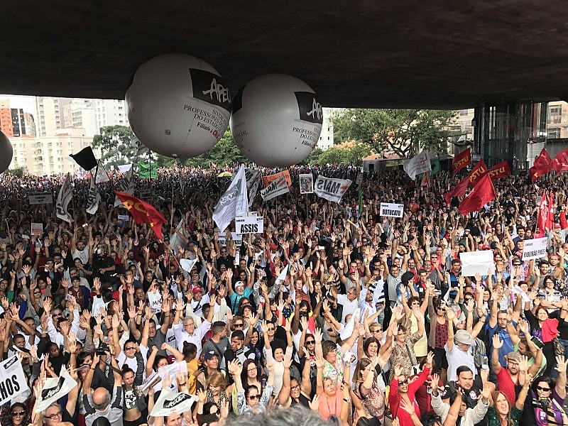 Dia Nacional de Mobilização: cerca de 70 mil pessoas participaram em São Paulo