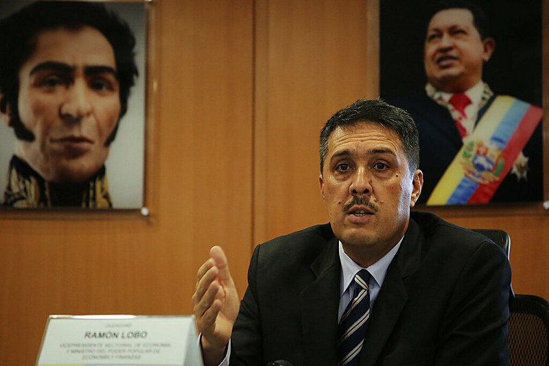 Ministro de Economia e Finanças da Venezuela, Ramón Lobo