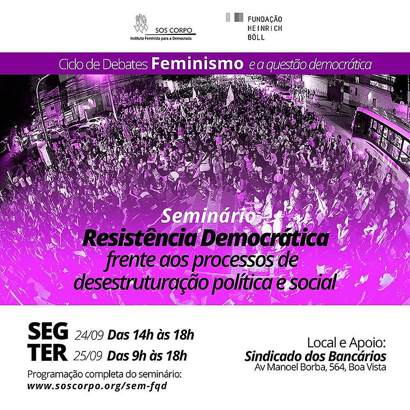 Cartaz de divulgação dos encontros
