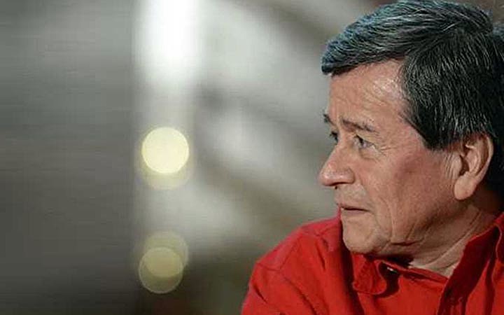 Pablo Beltrán, membro do Exército de Libertação Nacional (ELN) e chefe da equipe de negociação da guerrilha nos Acordos de Paz em Cuba