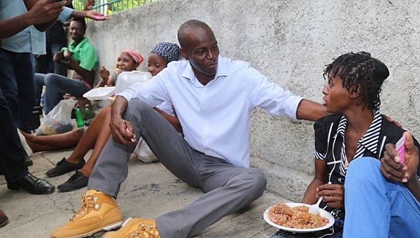 Jovenel Moise durante campanha presidencial