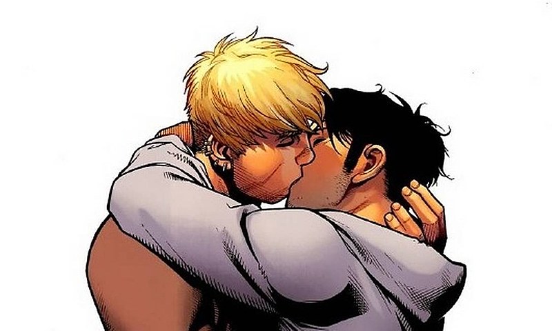 Painel da HQ "Vingadores: A cruzada das crianças".