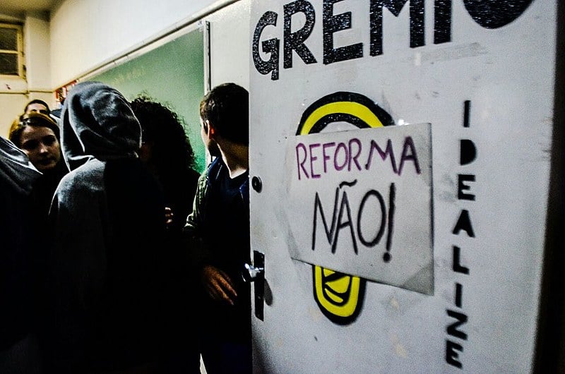 Não há prazo para deixar o local, de acordo com os estudantes