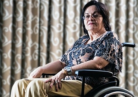 A cearense Maria da Penha sofreu violência doméstica por década e hoje é uma ativista na luta pela vida das mulheres
