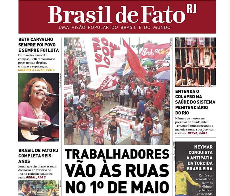 O tabloide é distribuído nas estações de trens e metrô na Central do Brasil, Pavuna, Coelho Neto e nas barcas em Niterói
