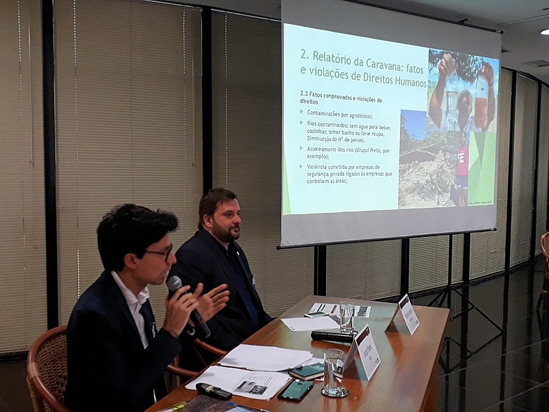 Especialistas durante apresentação de relatório sobre o Matopiba nesta terça (11), em Brasília