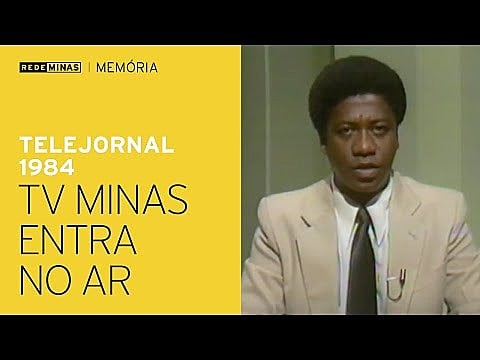 O Telejornal 1984, que era exibido em rede com todas as emissoras públicas do país, destacava o ano da inauguração da Rede Minas