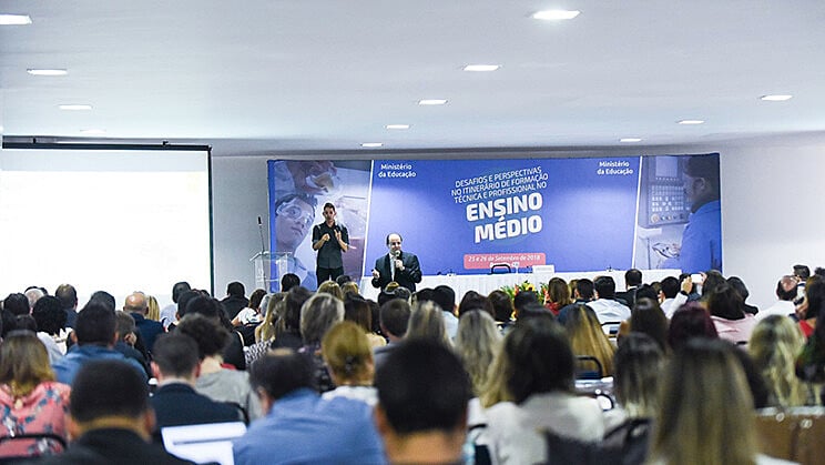 Seminário Desafios e Perspectivas no Itinerário de Formação Técnica e Profissional do Ensino Médio aconteceu no fim de setembro no MEC