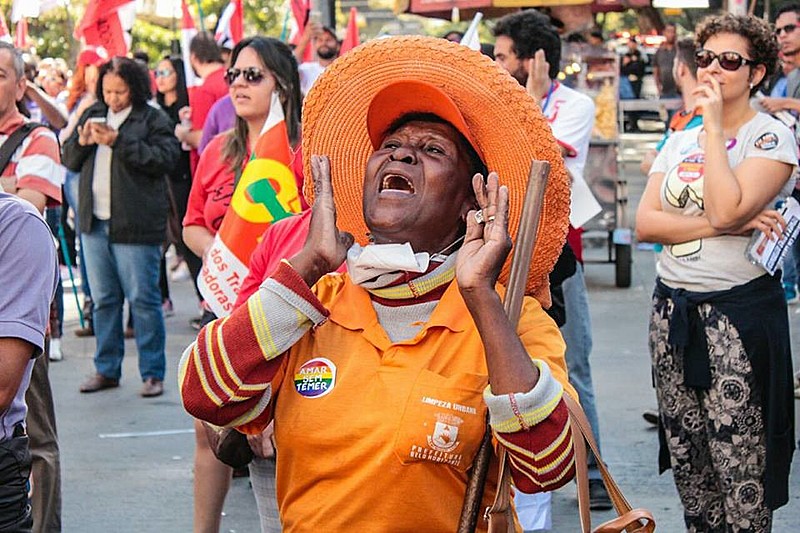 Todas as chamadas reivindicavam a derrubada das Reformas Trabalhista e da Previdência, e a maior parte pedia Diretas Já