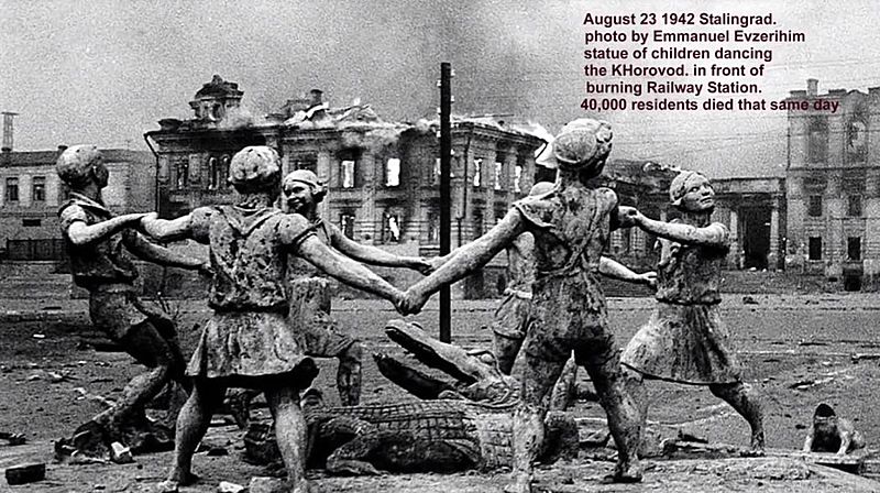 foto histórica em Stalingrado
