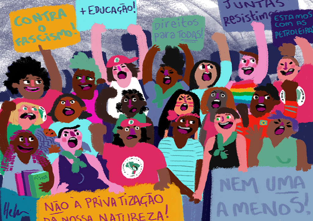 charge mês das mulheres